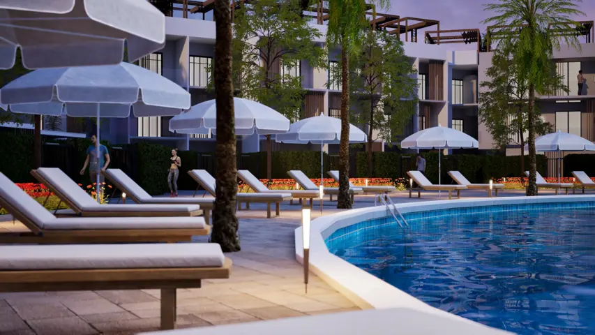 109 First Floor building 8 side pool.